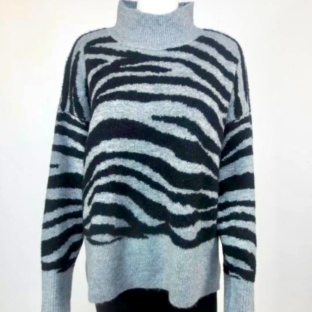 Nine West Zebra Print Sweater